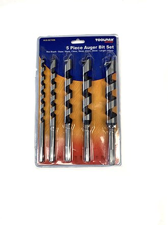 5 Piece Auger Bit Sets