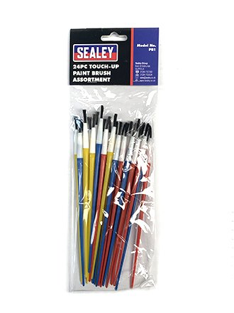Pack of Touch Up Brushes - Plastic Handle