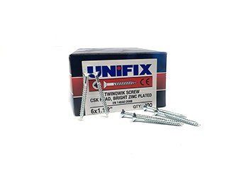 Unifix twin quick CSK BZP